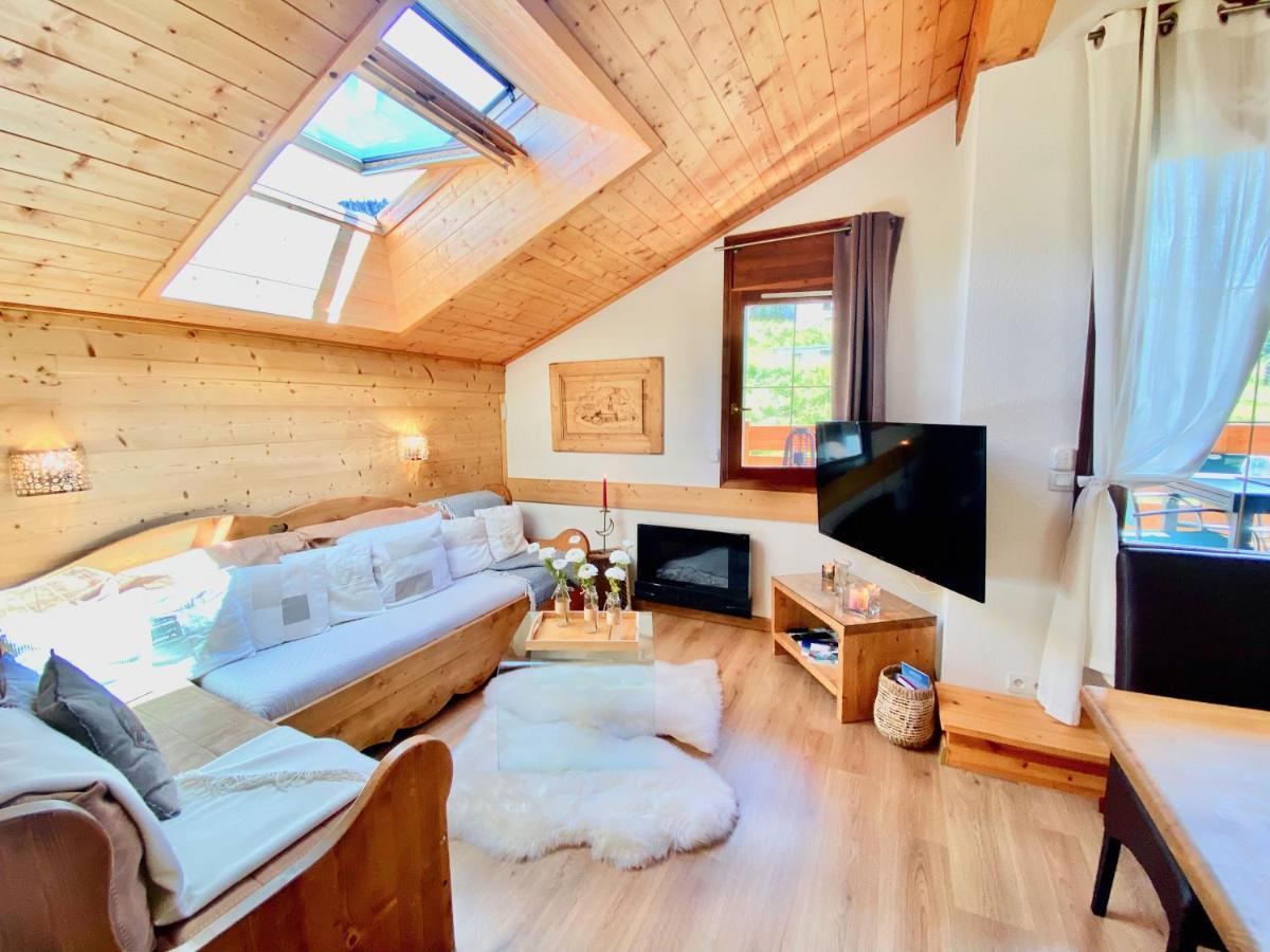 Appt 3Ch, Au Pied Des Pistes A La Deco Soignee Apartment Flumet Bagian luar foto