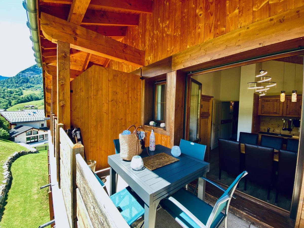 Appt 3Ch, Au Pied Des Pistes A La Deco Soignee Apartment Flumet Bagian luar foto
