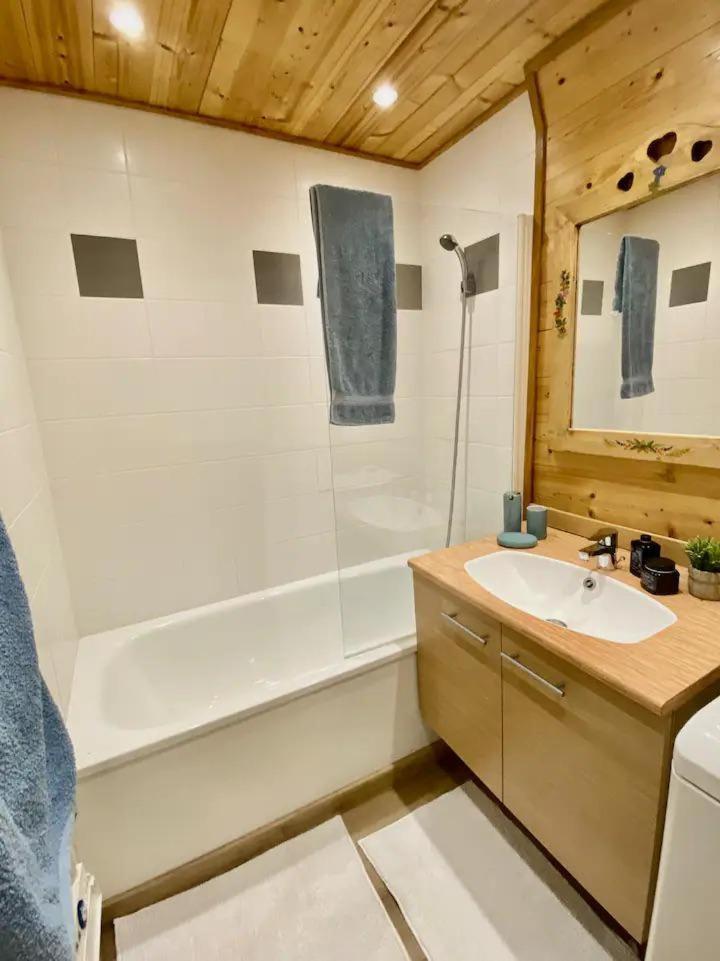 Appt 3Ch, Au Pied Des Pistes A La Deco Soignee Apartment Flumet Bagian luar foto
